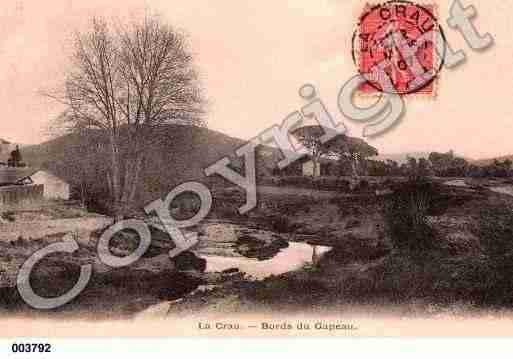 Ville de CRAU(LA), carte postale ancienne