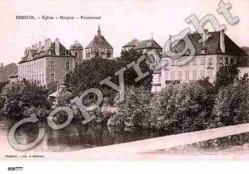 Ville de EBREUIL, carte postale ancienne