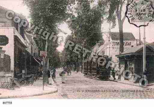 Ville de ENGHIENLESBAINS, carte postale ancienne