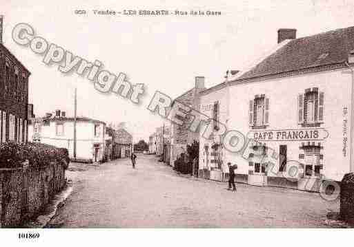 Ville de ESSARTS(LES), carte postale ancienne