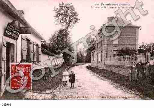 Ville de FRAMICOURT, carte postale ancienne