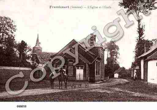 Ville de FRAMICOURT, carte postale ancienne