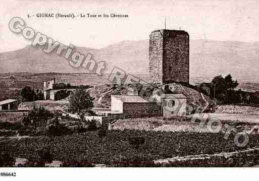 Ville de GIGNAC, carte postale ancienne