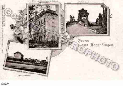 Ville de HAGONDANGE, carte postale ancienne