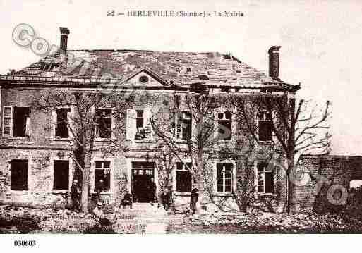 Ville de HERLEVILLE, carte postale ancienne