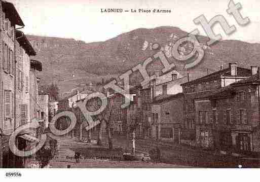 Ville de LAGNIEU, carte postale ancienne