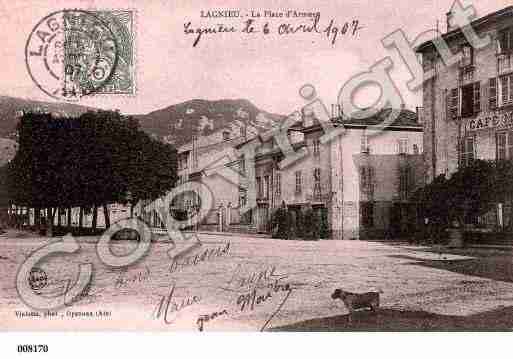 Ville de LAGNIEU, carte postale ancienne