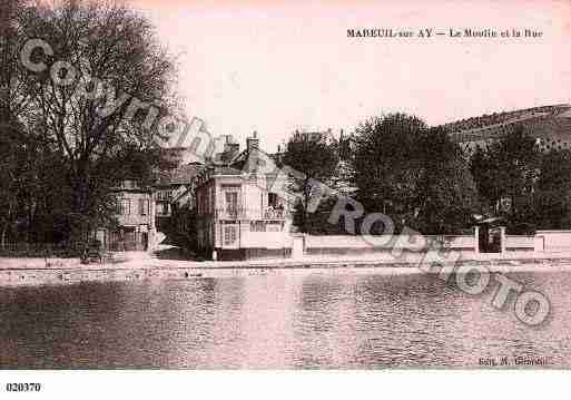 Ville de MAREUILSURAY, carte postale ancienne