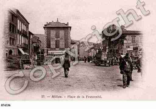 Ville de MILLAU, carte postale ancienne