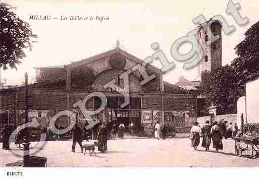 Ville de MILLAU, carte postale ancienne