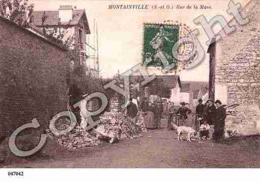 Ville de MONTAINVILLE, carte postale ancienne