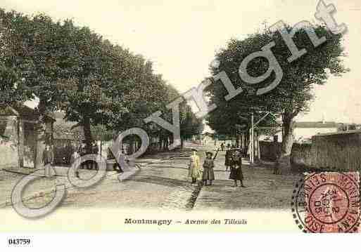 Ville de MONTMAGNY, carte postale ancienne