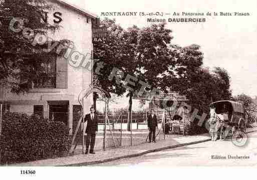 Ville de MONTMAGNY, carte postale ancienne