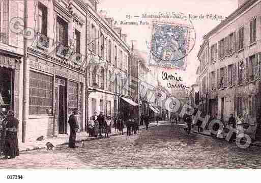 Ville de MONTREUIL, carte postale ancienne