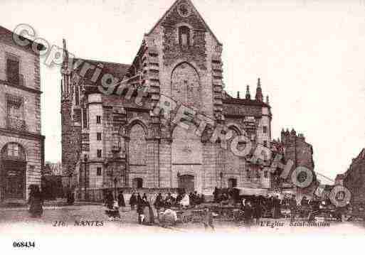 Ville de NANTES, carte postale ancienne