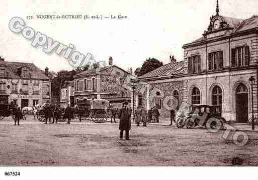 Ville de NOGENTLEROTROU, carte postale ancienne