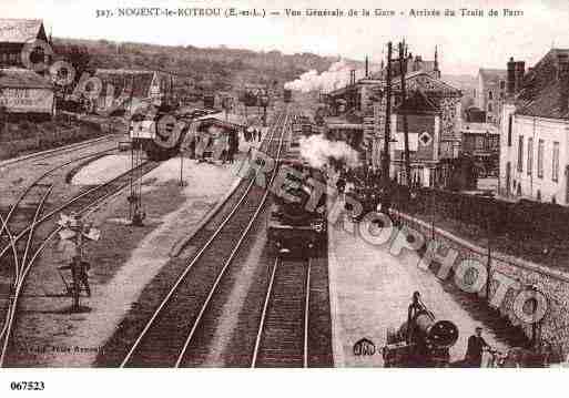 Ville de NOGENTLEROTROU, carte postale ancienne