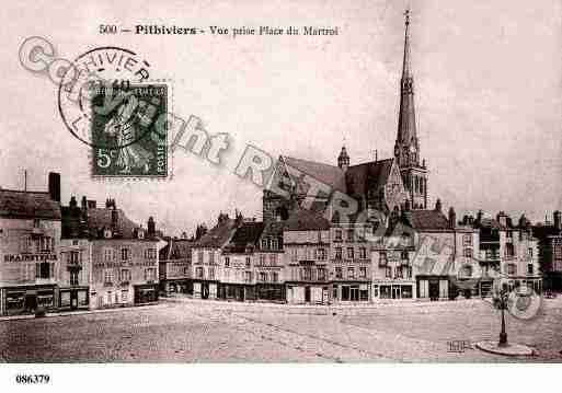 Ville de PITHIVIERS, carte postale ancienne