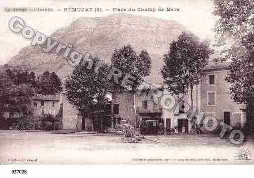 Ville de REMUZAT, carte postale ancienne