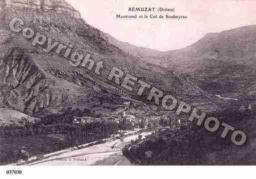 Ville de REMUZAT, carte postale ancienne