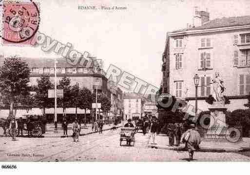 Ville de ROANNE, carte postale ancienne