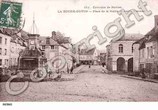 Ville de ROCHEGUYON(LA), carte postale ancienne