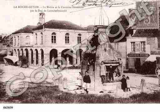 Ville de ROCHEGUYON(LA), carte postale ancienne