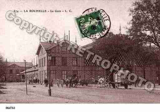 Ville de ROCHELLE(LA), carte postale ancienne