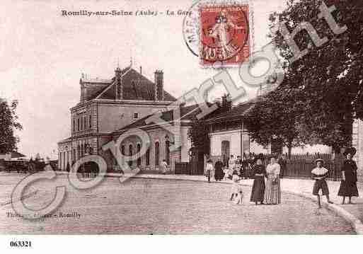 Ville de ROMILLYSURSEINE, carte postale ancienne