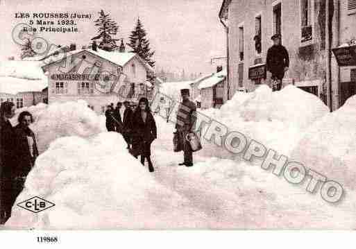 Ville de ROUSSES(LES), carte postale ancienne