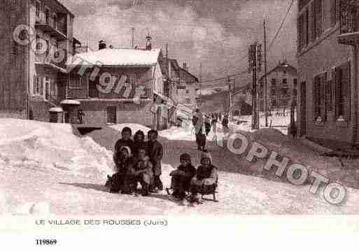 Ville de ROUSSES(LES), carte postale ancienne