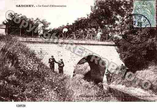 Ville de SANCHEY, carte postale ancienne