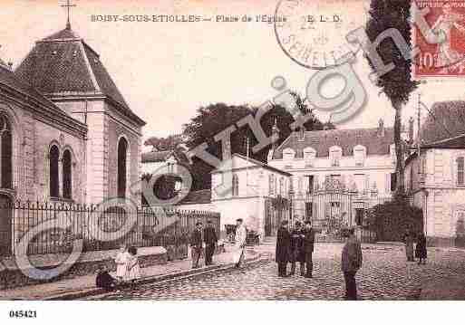 Ville de SOISYSURSEINE, carte postale ancienne