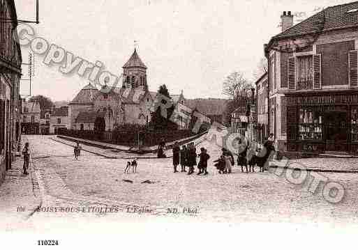 Ville de SOISYSURSEINE, carte postale ancienne