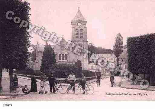 Ville de SOISYSURSEINE, carte postale ancienne