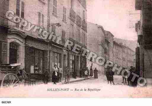 Ville de SOLLIESPONT, carte postale ancienne