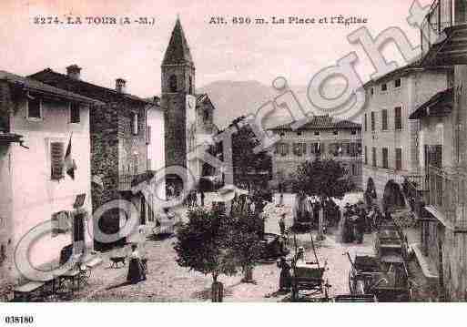 Ville de TOUR(LA), carte postale ancienne