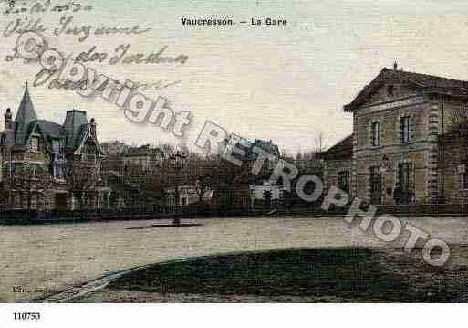 Ville de VAUCRESSON, carte postale ancienne