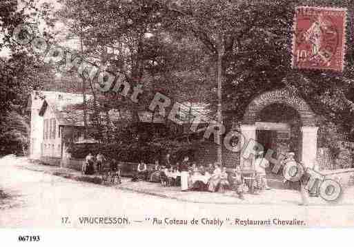 Ville de VAUCRESSON, carte postale ancienne