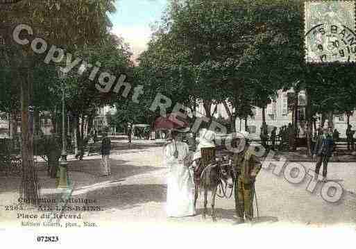 Ville de AIXLESBAINS, carte postale ancienne