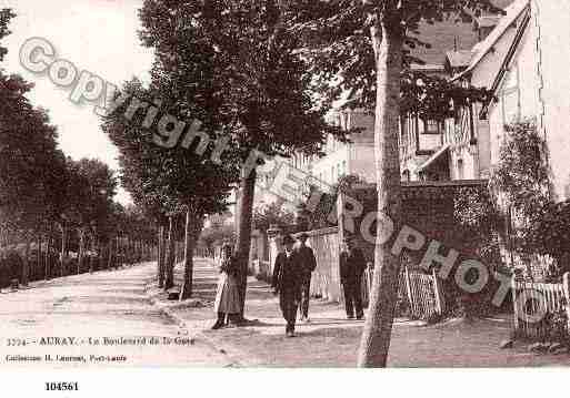 Ville de AURAY, carte postale ancienne