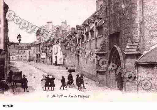 Ville de AURAY, carte postale ancienne