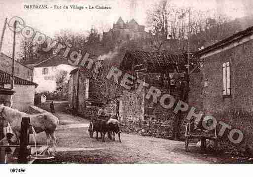 Ville de BARBAZAN, carte postale ancienne