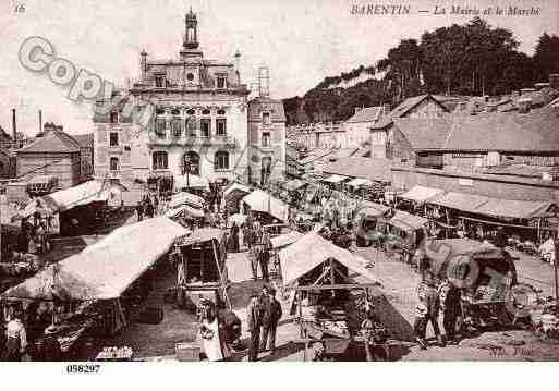 Ville de BARENTIN, carte postale ancienne