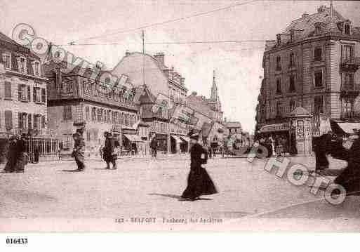 Ville de BELFORT, carte postale ancienne