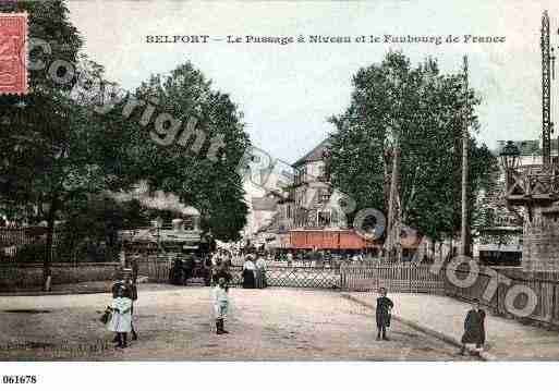 Ville de BELFORT, carte postale ancienne