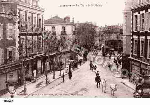 Ville de BIARRITZ, carte postale ancienne