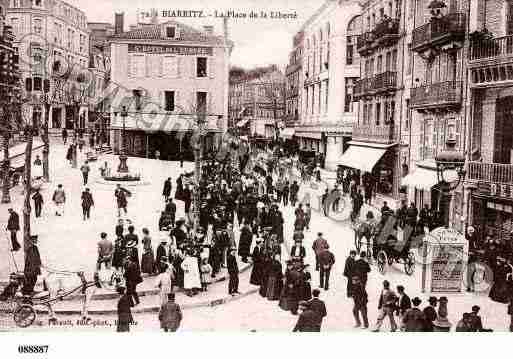 Ville de BIARRITZ, carte postale ancienne