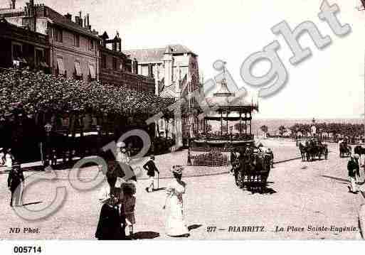 Ville de BIARRITZ, carte postale ancienne