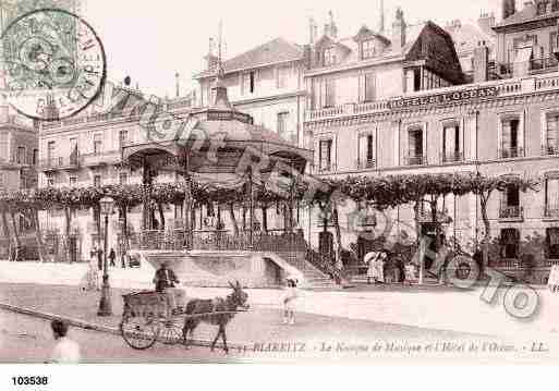 Ville de BIARRITZ, carte postale ancienne